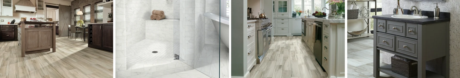 kitchen and bath flooring room scenes